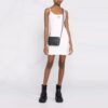 Vestido básico de canalé Off-White Off Stamp «Blanco»