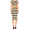 Vestido de punto entrecruzado Off-White «Multicolor»
