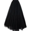 Vestido de tul voluminoso