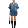 Vestido Denim Royal Patch
