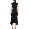 Vestido midi fluido sin mangas