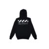 Virgil Abloh 01 Dingonal con estampado alfabético y numérico, versión holgada, negro