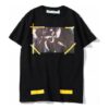 Virgil Abloh con estampado, versión de Pantalones Cortos, negro