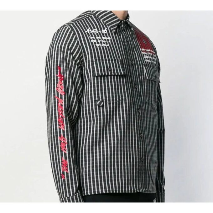 Volver Camisas de rayas con logotipo para hombre MONALISA