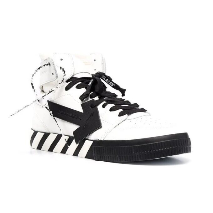 Vulcanized High-Top «Blanco Negro»