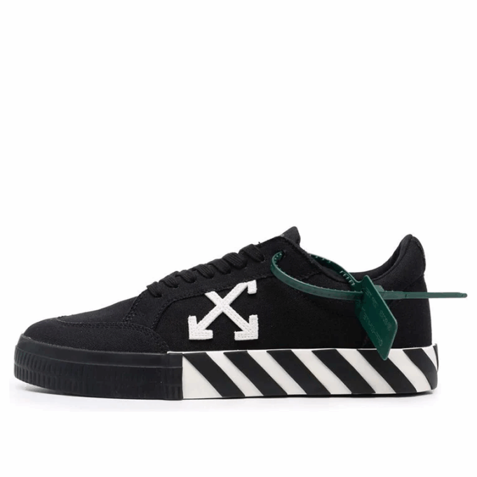Vulcanized Low Canvas «Black White»