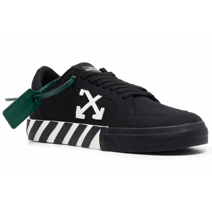 Vulcanized Low Canvas «Black White»