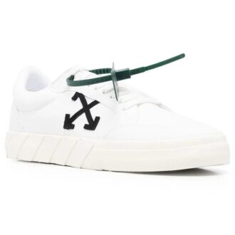 Vulcanized Low de lona «White Black Orange»