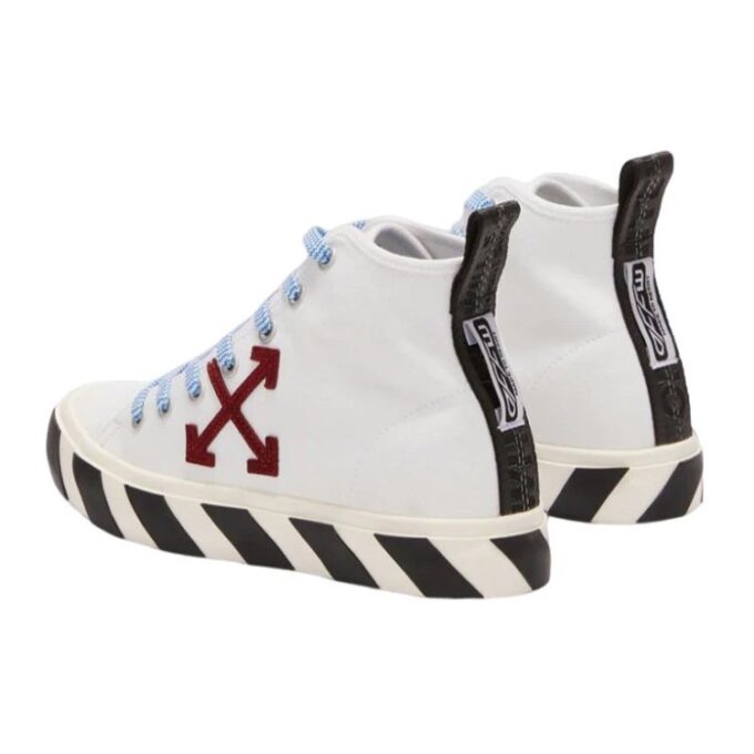 Vulcanized Mid-Top «Blanco, Burdeos, Azul, Negro»