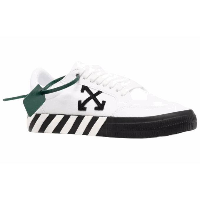Vulcanzied Low Canvas «Blanco Negro»