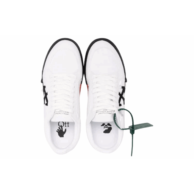 Vulcanzied Low Canvas «Blanco Negro»