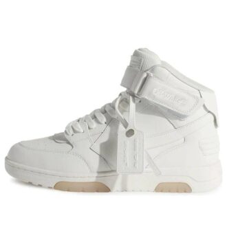 Zapatillas altas de cuero Out Of Office «Blanco»