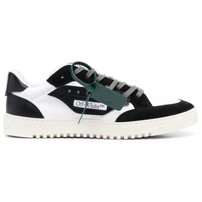 Zapatillas bajas con paneles 5.0 «Negro Blanco»