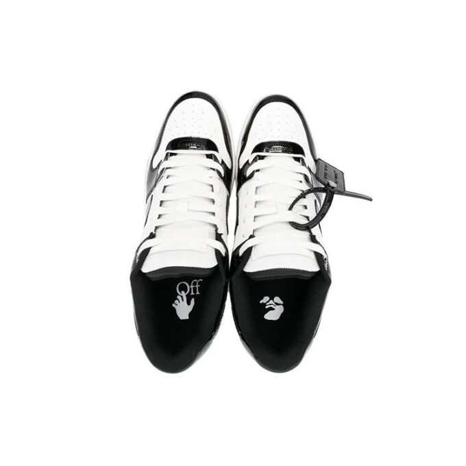 Zapatillas bajas de charol Out Of Office «Black White»