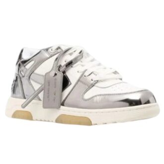 Zapatillas bajas de charol Out Of Office «Silver White»