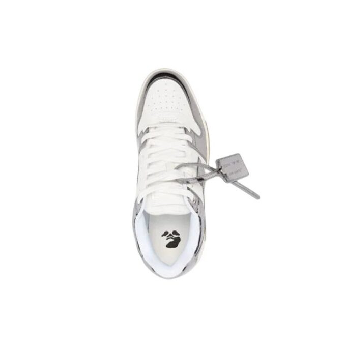 Zapatillas bajas de charol Out Of Office «Silver White»