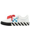 Zapatillas bajas de lona Vulcanized «Blanco, azul, negro y rojo»