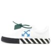 Zapatillas bajas de lona Vulcanized «Blanco, negro, azul y naranja»