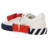 Zapatillas bajas de lona Vulcanized «Blanco, negro y rojo»