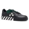 Zapatillas bajas de lona Vulcanized «Negro Blanco Rojo»