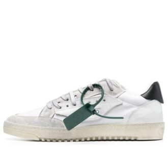 Zapatillas bajas desgastadas Vulcanized 5.0 «Blanco Negro»