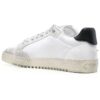 Zapatillas bajas desgastadas Vulcanized 5.0 «Blanco Negro»