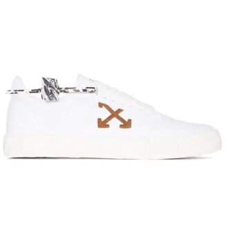 Zapatillas bajas informales Vulcanized blancas
