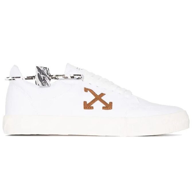 Zapatillas bajas informales Vulcanized blancas
