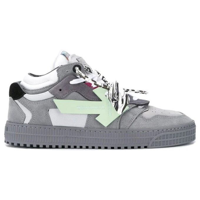 Zapatillas bajas Off-Court «Grey White Green»
