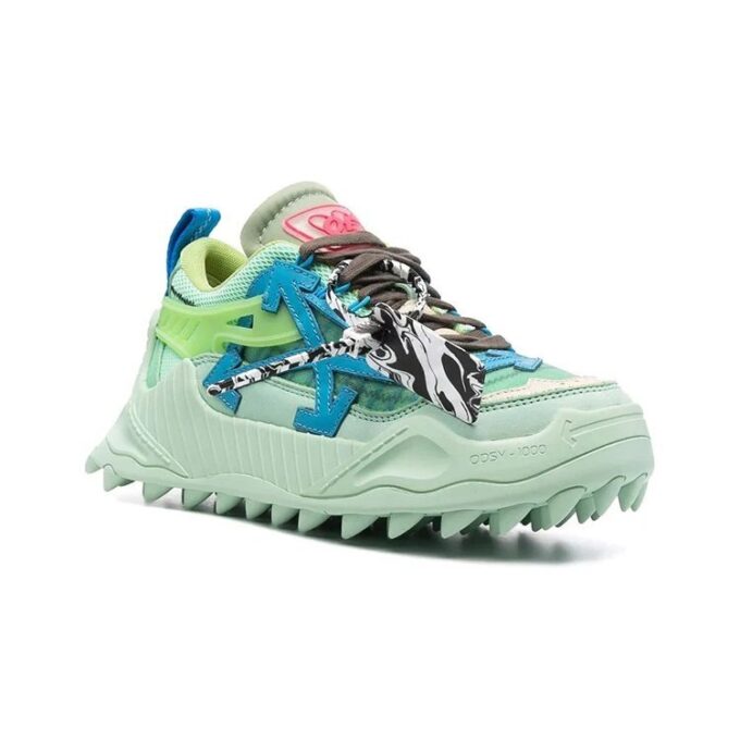 Zapatillas bajas Off-White Odsy-1000 «Verde azul»