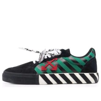 Zapatillas bajas vulcanizadas Negro/Verde