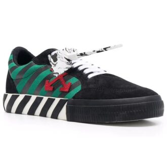 Zapatillas bajas vulcanizadas Negro/Verde