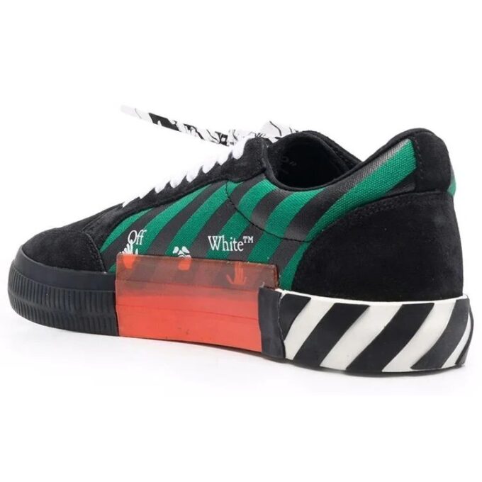 Zapatillas bajas vulcanizadas Negro/Verde