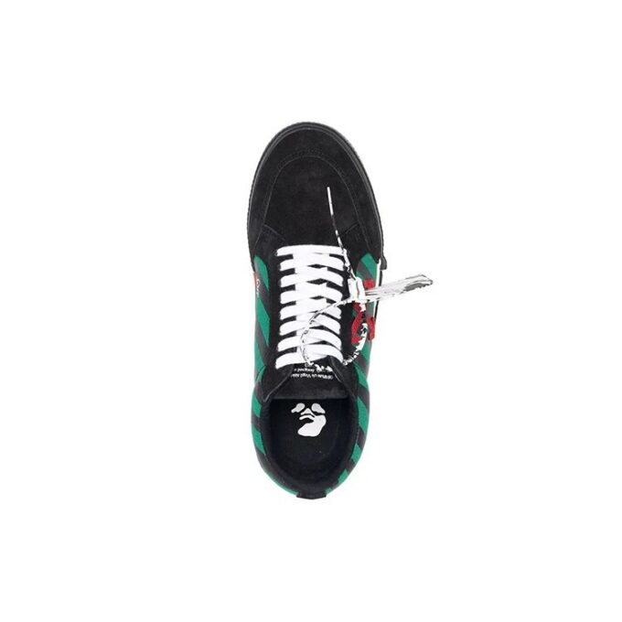 Zapatillas bajas vulcanizadas Negro/Verde
