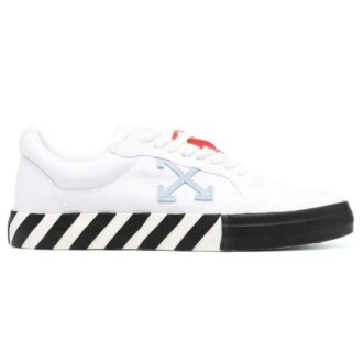 Zapatillas bajas Vulcanized «Blanco Negro Naranja»