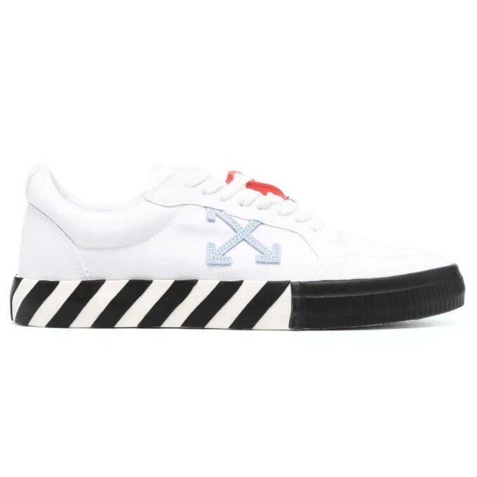 Zapatillas bajas Vulcanized «Blanco Negro Naranja»