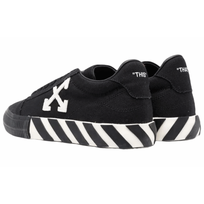 Zapatillas bajas Vulcanized Off-White «White Black»