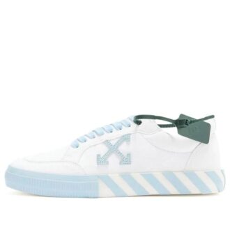 Zapatillas bajas Vulcanized «White Blue»