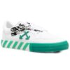 Zapatillas casuales de caña baja vulcanizadas Blanco/Verde