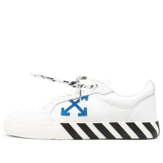 Zapatillas casuales vulcanizadas, blancas/azules