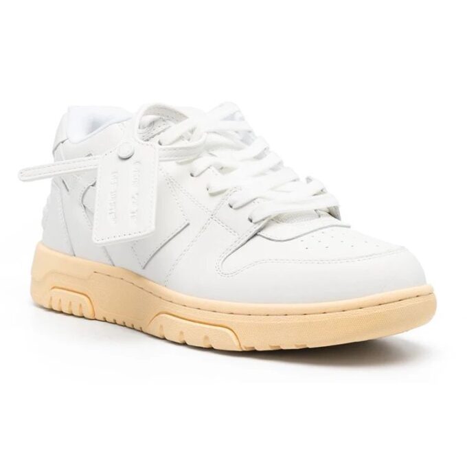 Zapatillas con cordones Out Of Office «Blanco Amarillo»