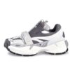 Zapatillas con paneles de colores «Gris oscuro-Blanco»