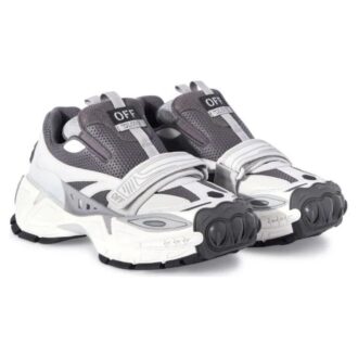 Zapatillas con paneles de colores «Gris oscuro-Blanco»