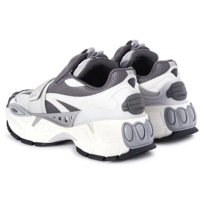 Zapatillas con paneles de colores «Gris oscuro-Blanco»