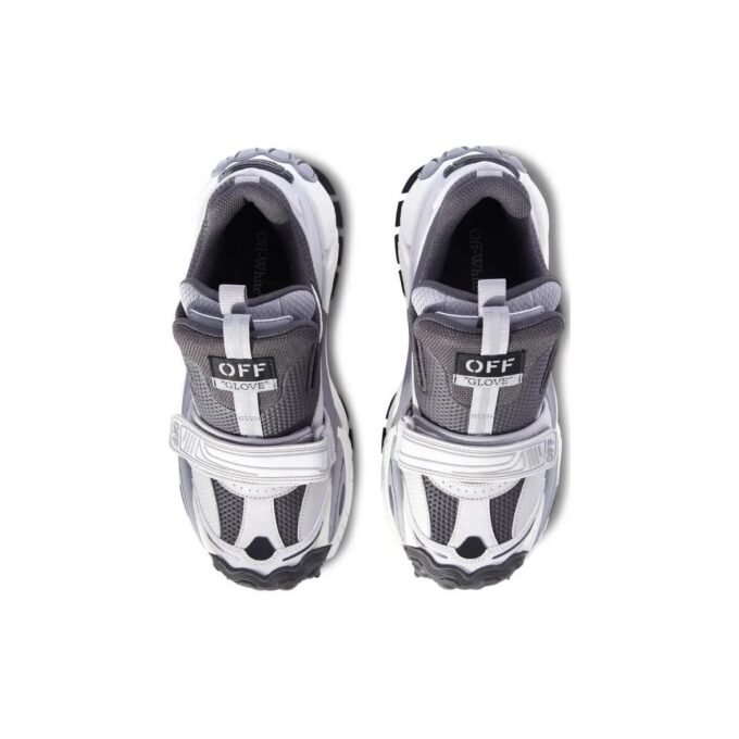 Zapatillas con paneles de colores «Gris oscuro-Blanco»
