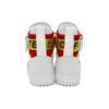 Zapatillas de caña alta «Blanco Rojo»