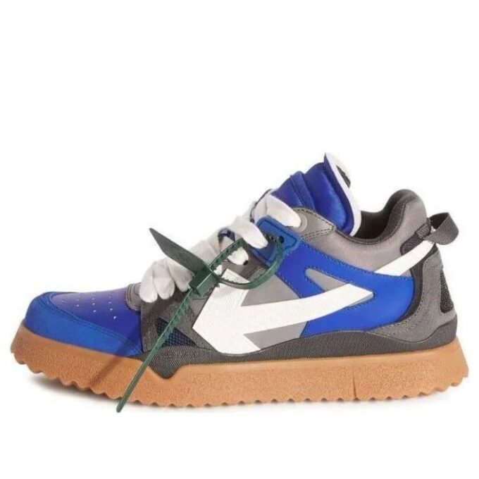 Zapatillas de caña media Sponge «Azul Blanco Gris Beige»