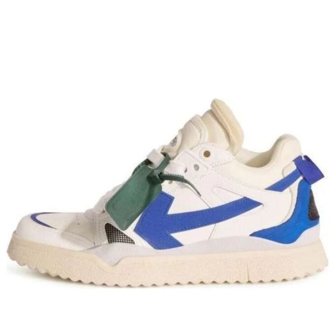 Zapatillas de caña media Sponge «Blanco Azul»
