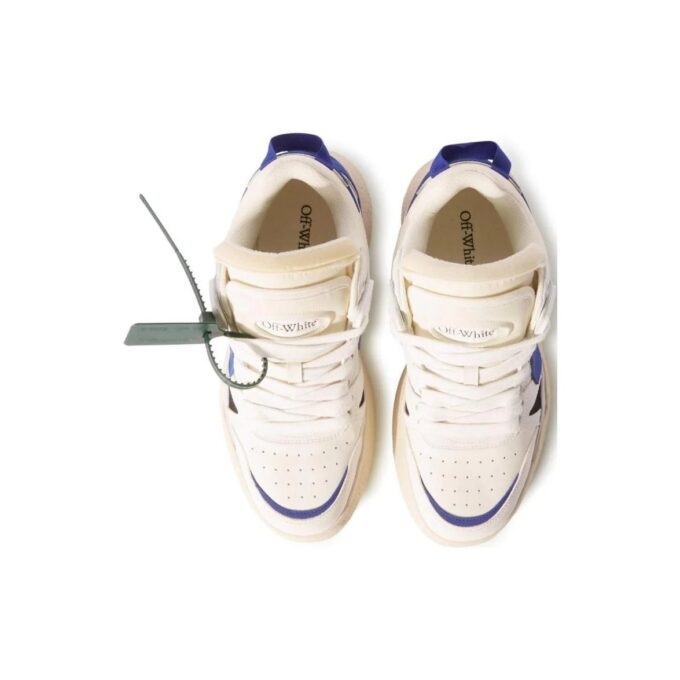 Zapatillas de caña media Sponge «Blanco Azul»