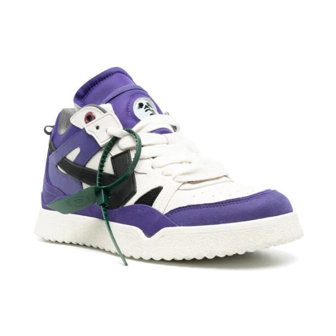 Zapatillas de caña media Sponge «Morado, blanco y negro»